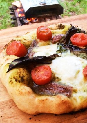 ピザ生地☆家で仕込んでキャンプで食べよう-レシピのメイン写真