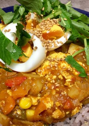 春キャベツといろいろ野菜のドライカレー-レシピのメイン写真