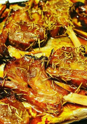 ローズマリー香る♪ラム肉のオーブン焼き-レシピのメイン写真