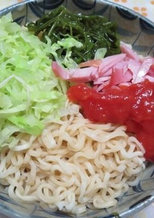 野菜と海藻の冷やしラーメン-レシピのメイン写真