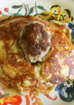 ソーセージ　パンケーキ-レシピのメイン写真