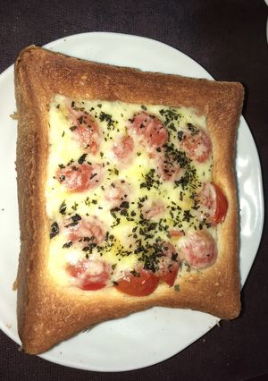 お家にあるものでマルゲリータトースト-レシピのメイン写真