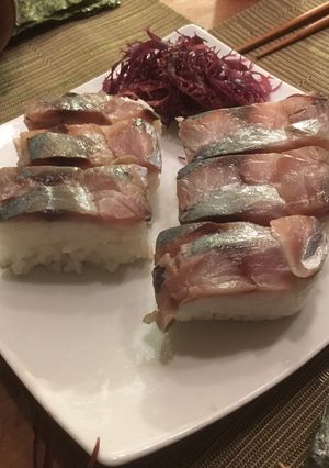 鯵の押し寿司-レシピのメイン写真