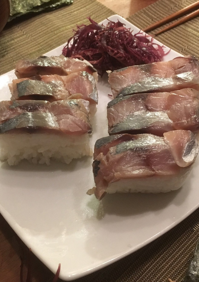 鯵の押し寿司-レシピのメイン写真
