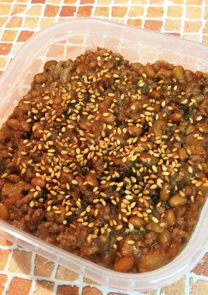 作り置き☆納豆肉味噌-レシピのメイン写真