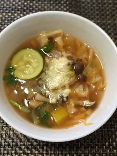 カルディーのパクチー簡単ケチャップスープ-レシピのメイン写真