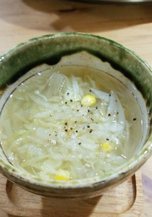 キャベツ大量＋ひえのほっこりスープ-レシピのメイン写真