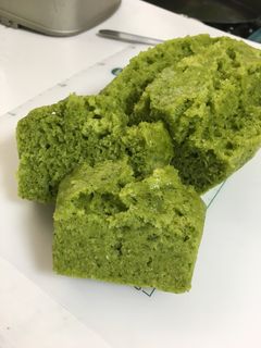 ふわふわ☆小松菜蒸しパン♪-レシピのメイン写真