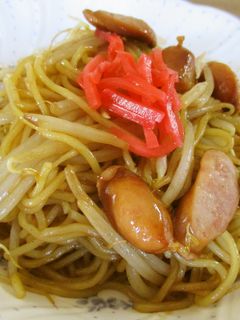 一人ランチ♡シャキシャキもやしの焼きそば-レシピのメイン写真