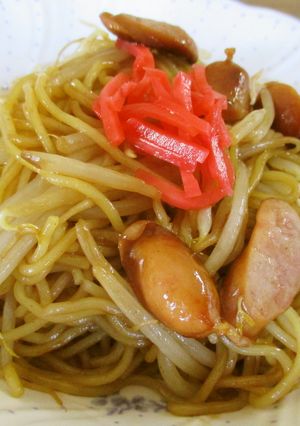 一人ランチ♡シャキシャキもやしの焼きそば-レシピのメイン写真