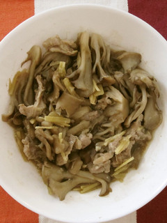 豚肉と舞茸のマヨ味噌煮-レシピのメイン写真