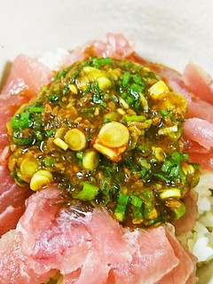 ピリ辛ネギマグロ丼-レシピのメイン写真