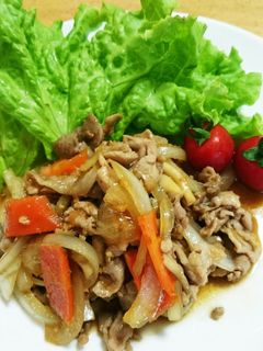 忙しい日は、簡単豚のしょうが焼き♪-レシピのメイン写真