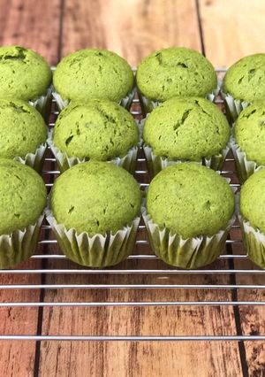 混ぜるだけ簡単！抹茶マフィン-レシピのメイン写真