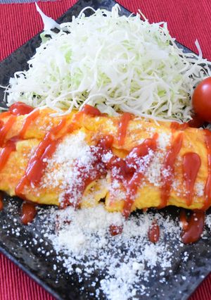 簡単★フワとろっ！チーズたっぷりオムレツ-レシピのメイン写真