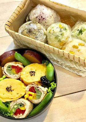 おむすび弁当♪夜食と朝の捕食♪-レシピのメイン写真