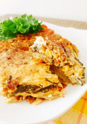 塩昆布とじゃがいものスパニッシュオムレツ-レシピのメイン写真