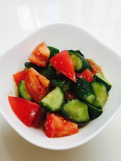 トマトときゅうりの中華風-レシピのメイン写真