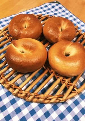簡単ベーグル！ツルツルピカピカ！-レシピのメイン写真