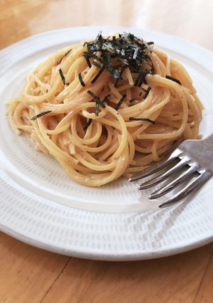 明太子クリームパスタ！混ぜるだけ！簡単！-レシピのメイン写真