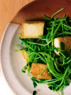 豆苗と厚揚げのゆずポン酢がけ-レシピのメイン写真