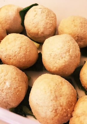 レンジで5分！鶏おから団子♡♡-レシピのメイン写真