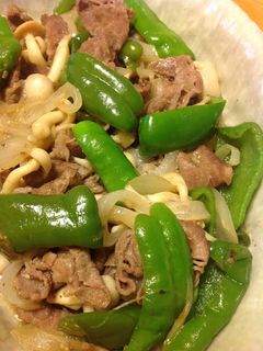 牛肉と野菜の醤油炒め-レシピのメイン写真