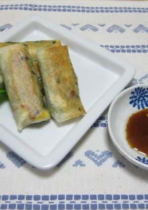 納豆が好きになる★フライパンで納豆春巻き-レシピのメイン写真