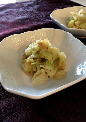 ゆでキャベツの昆布茶ぽん酢和え-レシピのメイン写真