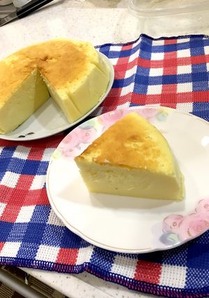 絶品★スライスチーズでスフレチーズケーキ-レシピのメイン写真