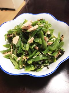 ピーマン大量消費!ツナコブあえ-レシピのメイン写真