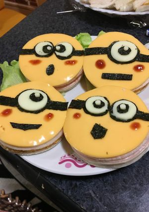 簡単ミニオンのサンドイッチ-レシピのメイン写真