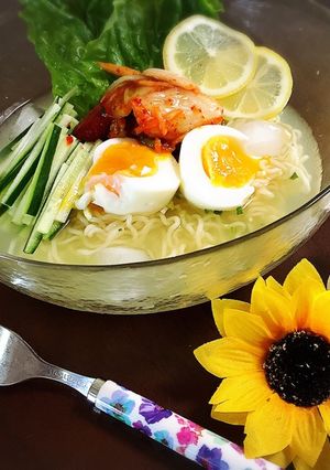 さっぱりで酸っぱうま塩ベースの冷麺-レシピのメイン写真