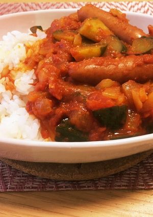 きゅうりとソーセージのカレー-レシピのメイン写真