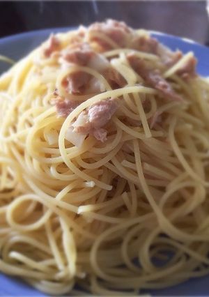 簡単パスタ☆焦がしネギの和風ツナパスタ-レシピのメイン写真