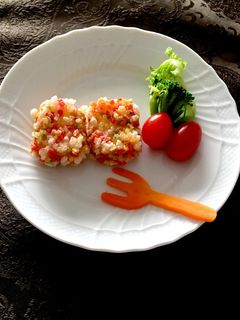 じゃが芋餅のぶぶあられ揚げ お弁当にも♪-レシピのメイン写真