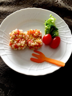 じゃが芋餅のぶぶあられ揚げ お弁当にも♪-レシピのメイン写真