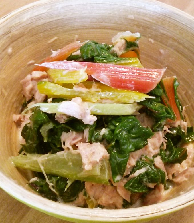 スイスチャードのツナマヨ和え☆ by maiky 【クックパッド】 簡単