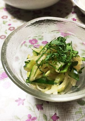 簡単！大根きゅうりのさっぱり梅サラダ-レシピのメイン写真