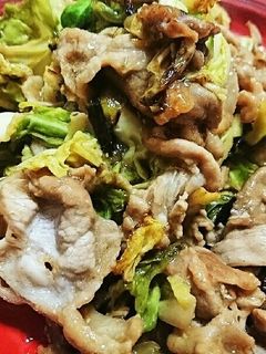 豚こま肉とキャベツのピリ辛みそ炒め-レシピのメイン写真