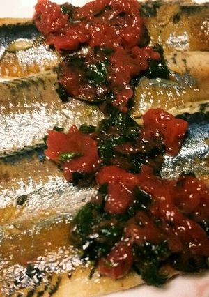サムライ特製焼鰯のバジル梅肉添え❤-レシピのメイン写真