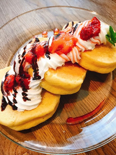 ホットケーキ 材料4つ!! ふわふわ-レシピのメイン写真