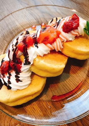 ホットケーキ 材料4つ！！ ふわふわ-レシピのメイン写真