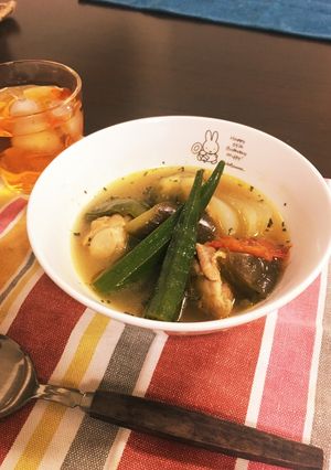 糖質オフ！家にある物で手抜きスープカレー-レシピのメイン写真
