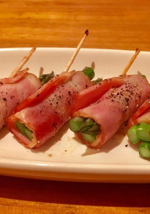 おつまみにぴったりアスパラベーコン！-レシピのメイン写真