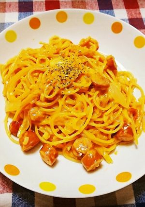 ワンポット★コクうまトマトクリームパスタ-レシピのメイン写真
