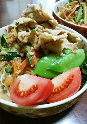 サッポロ一番☆根菜冷しゃぶみそラーメン-レシピのメイン写真