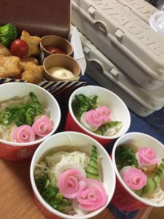 お弁当 カップそうめん!!!-レシピのメイン写真