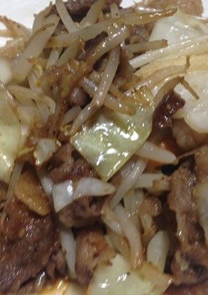 【減塩】エバラ黄金の味　中辛　で野菜炒め-レシピのメイン写真