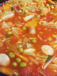 簡単!!野菜どっさりトマトスープ♪-レシピのメイン写真